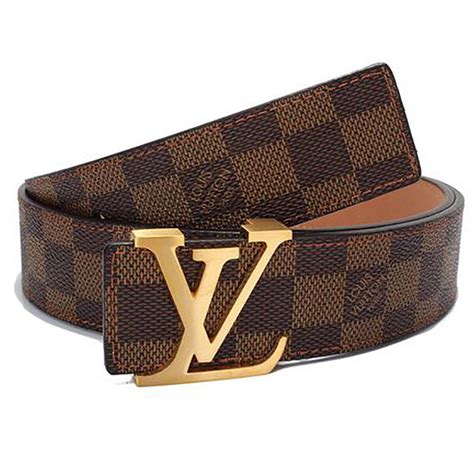 lv initials damier belt|louis vuitton unisex belt.